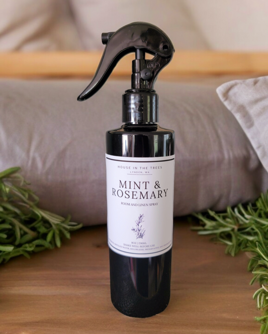 Mint and Rosemary Linen Spray